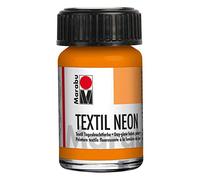 Marabu Textil Neon Orange 15ml Fabric Paint (324)