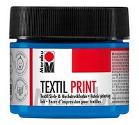 Marabu Textil Print Primary Cyan 100ml Fabric Printing Ink