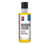 Marabu Window Colour Fun and Fancy Paint 80ml - 019 Yellow