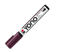 Marabu Yono Marker Pen, Chisel Tip, (0.5-5mm), Brown, (285), Single Pen, Works On Any Surface, Metal, Glass, Wood, Fabric, Stone, Plastic, Cardboard