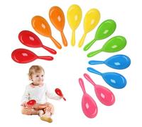 Maracas,12 pcs Baby Maracas,Colorful Plastic Musical Maracas Baby,Baby Maracas Baby Sensory for Kids Musical Instruments, Baby Shaker for School and Music Learning Class Party