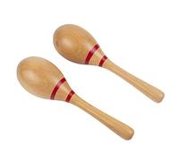 Maracas for Adults, Wooden Hand Percussion Rattles Sand Hammer Music Instrument with Clear and Professional Sounds for Live Performances,Concert, Recording Sessions (Natural)