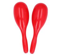 Maracas Musical Instruments, Loudly Noise Makers Percussion Musical Instruments, ABS Maracas Shaker Rattles for Kids Music Class, Cow Bell, Party, Band Performance, Sporting (Red