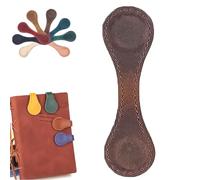 Maracharm Magnetic Bookmark, Timelessmark - Custom Magnet Leather Bookmarks, Personalized Magnetic Leather Bookmark, Timeless Mark Magnetic Leather Bookmark, for Wonmen Teachers, Book Lovers (Coffee)