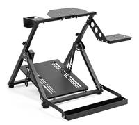 Marada Steering Wheel Stand Fixed Office Seat with Card Slot Racing Wheel Stand Cockpit X-Frame Support G29 G920 T300RS T150 Racing Simulator Steering Wheel Stand Race Compatible with PC Xbox