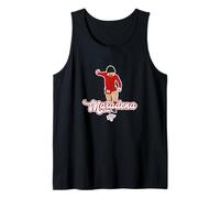 Maradona Argentinos Juniors Toon Tank Top