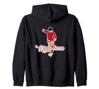 Maradona Argentinos Juniors Toon Zip Hoodie