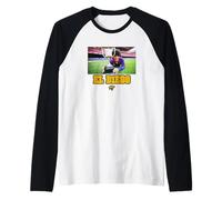 Maradona Barcelona Copa Raglan Baseball Tee