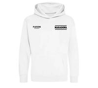 Maradona Logo Kids Hoodie - White / 7-8 years