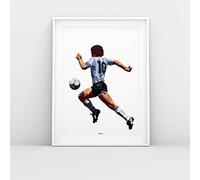 Maradona: Poetry In Motion - A3 Print by Rogues' Gallery