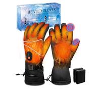 Maraiss Heated Gloves Rechargeable for Men Women, 2025 Upgraded Waterproof Windproof Adjustable Heated Gloves for Outdoor Sports Working Cycling Riding Gifts for Men 6000mAh (heated gloves)