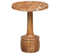 Marakesch Orient & Mediterran Interior Boho Side Table Mangoholz 35cm Round