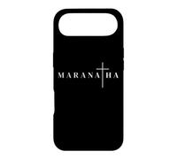 MARANATHA Come Lord Greek quote with Jesus cross Case for iPhone Air