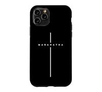 MARANATHA Greek quote Come Lord with Jesus cross Case for iPhone 11 Pro