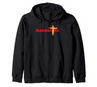 Maranatha Jesus Christ Is Lord Bible Christian Zip Hoodie