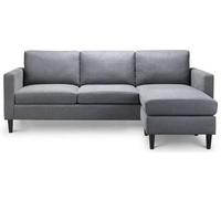 Marant Grey Fabric Corner Sofa