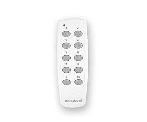 Marantec 114484 Digital 506 Hand-held Transmitter, 10-Channel Wireless Remote Control Opener for Garage Door Drives, White