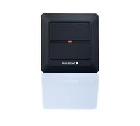 Marantec 161336 Digital 520 Wall Transmitter, 2-Channel Push Button for Mrantec Garage Door Operators, Black