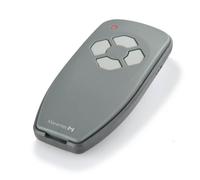Marantec 122459 Digital 384 Hand-held Transmitter, 4-Channel Radio Remote Control Opener for Garage Door Operators, Gray