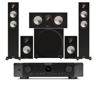 Marantz CINEMA 70s 7.2 Channel AV Receiver with Monitor Audio Bronze 300 7G 5.1 Speaker Package Black
