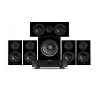 Marantz Cinema 70s Receiver & Wharfedale Diamond 12.1 5.1 Package Black