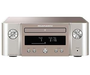 Marantz Melody X MCR612 HiFi Amplifier, Bluetooth Receiver, CD-Player, DAB+ Radio, Music Streaming, HEOS Multiroom, AirPlay 2, Google Assistant, Siri, Alexa Compatible, 2 TV Inputs - Silver-Gold