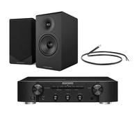 Marantz PM6007 2.2 Ch Integrated Amplifier with Acoustic Energy AE300 MK2 Bookshelf Speakers HiFi Package