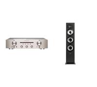 Marantz PM6007 Amplifier, Integrated Amplifier With Digital Connectivity, Analog Coaxial And Optical Inputs + POLK AUDIO Polk Monitor MXT60 Compact Tower Speaker