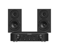 Marantz PM6007 Amplifier & Wharfedale Diamond 12.1i Speakers Black Hi-Fi Bundle