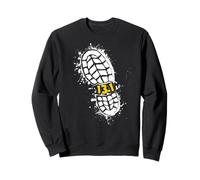 Marathon 13.1 Footprint Funny Half Marathon Runner Sweatshirt