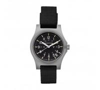 Marathon 36mm Officer's Quartz w Date (GPQ-D) Ballistic Nylon Watch - Stainless Steel / Nylon