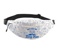 Marathon Distance Runner Gift Running Lover Gift In It For The Long Run Fanny Pack Workout Jogging Waist Bag, Long Run WB, Multifunctional