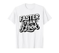 Marathon Grandma Dont Let Grey Hair Fool Humor Runner Fast T-Shirt