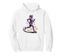 Marathon Grandma Runner Silhouette Sunrise Race Day Art Run Pullover Hoodie