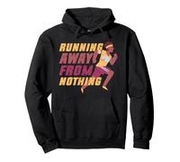 Marathon Marathoner Running Running Away From Nothing Pullover Hoodie