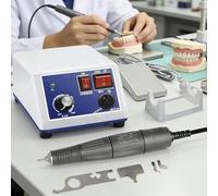 Marathon Micromotor Polisher with 35K RPM Micro Motor Handle, for Jewelry,Ceramics,Silicone,Glasswork,Woodcarving