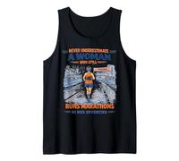 Marathon Never Underestimate A Woman Running Her Seventies Tank Top