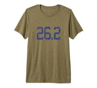 Marathon Run Twenty 6 Point 2 Miles Running Fanatic Inspired Premium T-Shirt