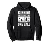 Marathon Runner Cause Other Sports Require One Ball Running Pullover Hoodie