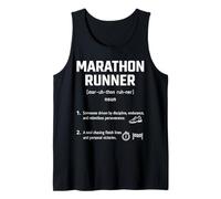 Marathon Runner Definition Endurance Discipline Running Tank Top
