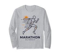 Marathon Runner Jogger Race Gift for Adults Men Women Kids Long Sleeve T-Shirt