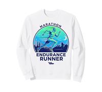 Marathon Runner Jogger Race Gift for Adults Men Women Kids Sweatshirt