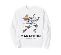 Marathon Runner Jogger Race Gift for Adults Men Women Kids Sweatshirt