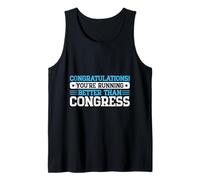 Marathon Runner Running Better Than Congress Running Tank Top