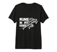 Marathon Runner Runs in My Genes Running Premium T-Shirt