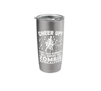 Marathon Runners Survive The Apocalypse Running Stainless Steel Insulated Tumbler