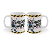Marathon W*nker Mug - Funny Hobby Mug, Rude Funny, Novelty, Gift | Dishwasher and microwave safe, 11oz ceramic, printed both sides
