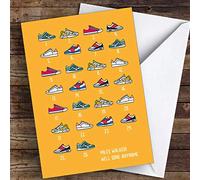 Marathon Walk Trainers Well Done Personalised Greetings Card - Congratulations Card, Personalised Well Done Card, Custom Congratulations Card