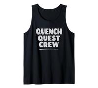 Marathon Water Station Team 5K 10K Running Quench Quest Crew Tank Top
