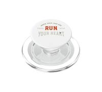 Marathon When your legs are tired run from the heart PopSockets PopGrip for MagSafe